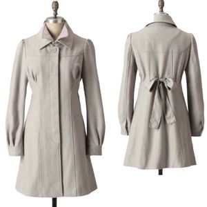 Anthropologie Gray Coat